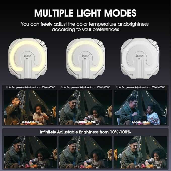 Магнитна LED Лампа за Телефон / Фенер Wuben E1 (MagSafe) - 300 Лумена