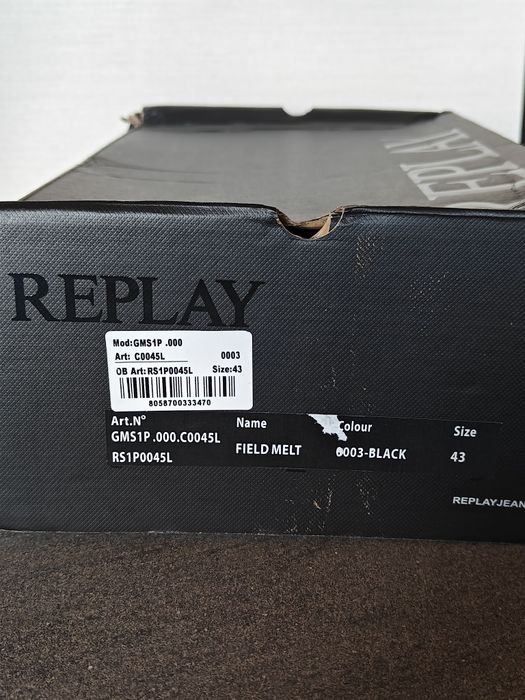 Adidași Replay Field Melt originali piele naturală casual cool