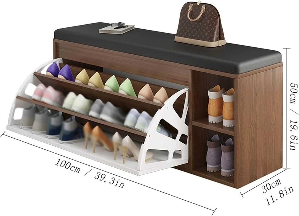 Этажерка для обуви, Дерево