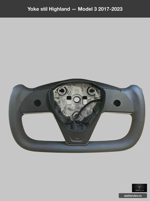 Volan Tesla Model 3 / Y / Highland/Juniper - Yoke si Cybertruck pe stoc