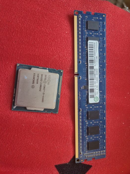 Intel core i5 4460s și un stick de ram DDR3 4gb