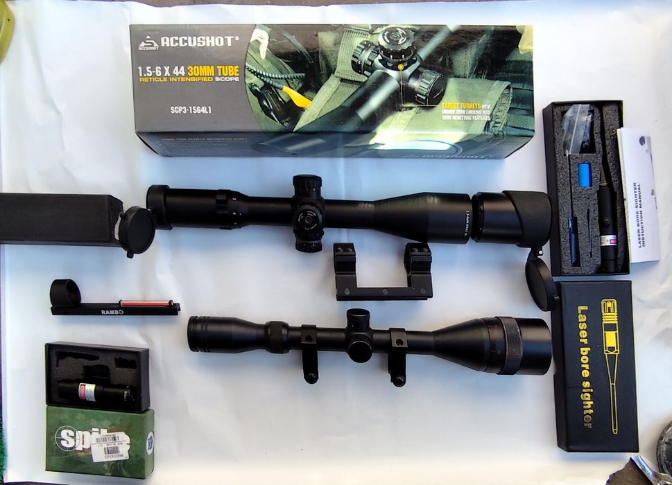 Ловни оптики и лазери – AccuShot, борсайтър, прицел – ТОП състояние