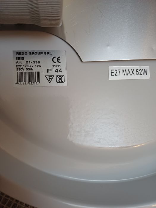 Plafoniera Alba Nouă  Redo Group Ibis l