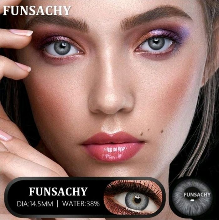 Цветни ЕДНОГОДИШНИ Контактни лещи без диоптър