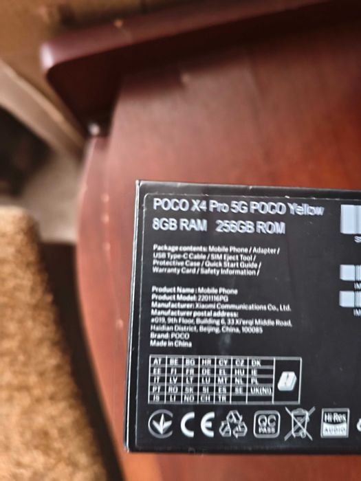 Телефон Poco x4 pro 5g