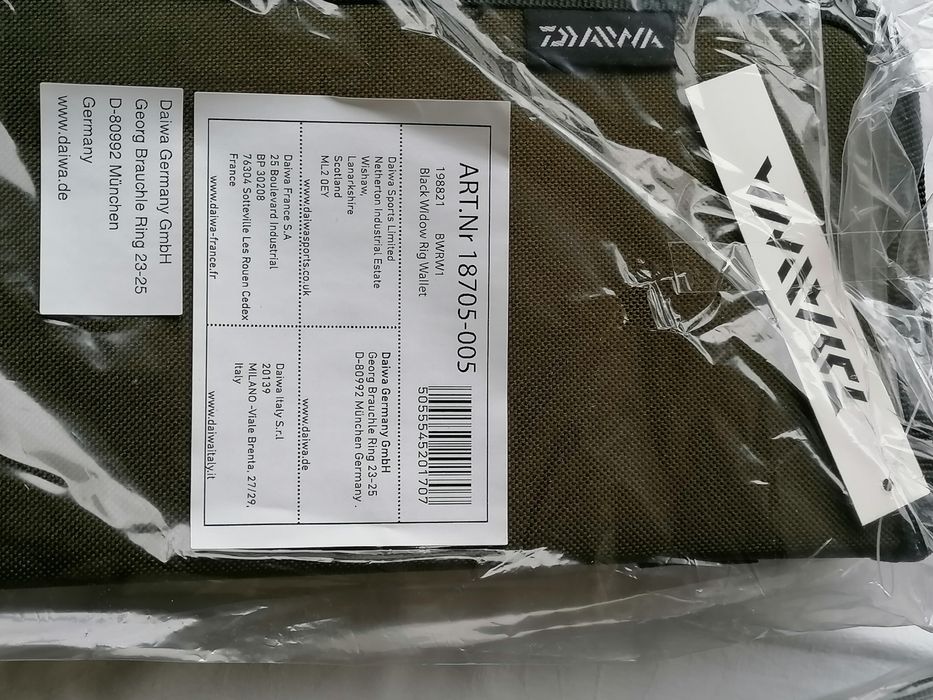 Penar riguri DAIWA Black Widow