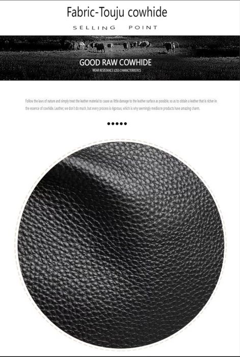 Мъжка,черна премиум бизнес чанта /Кожено куфарче за лаптоп 15”Промоция