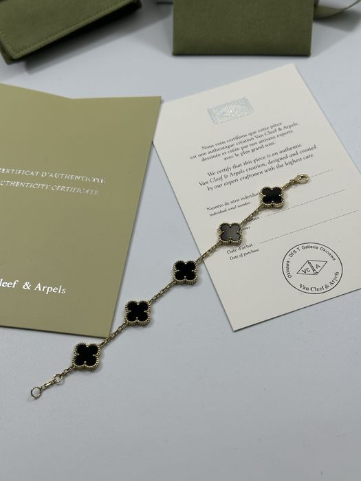 Brățară Van Cleef & Arpels 5 motifs Gold 750 Black