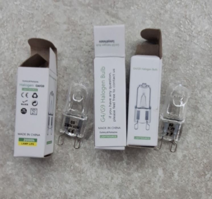 Халогенна крушка за фурна G9  500°. НОВИ
