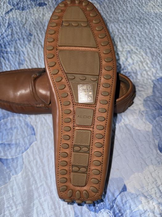 Мужские кожанные мокасины фирмы Альдо оригинал привозные