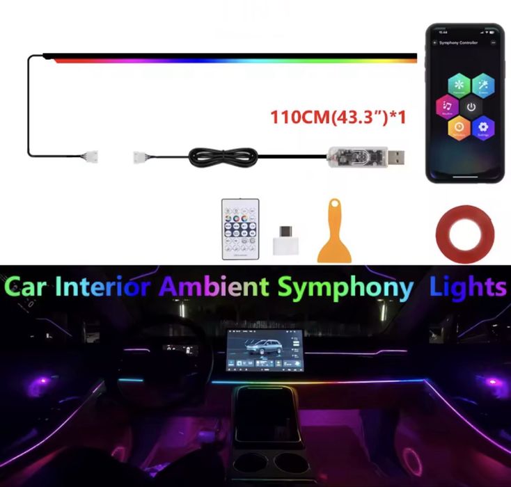 Lumini ambintale 6 in 1 RGB Symphony - Oferta !!