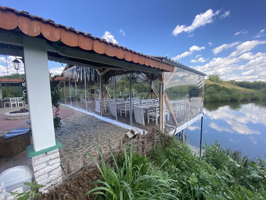 Inchideri terase/foisoare cu folie Cristal PVC Taiwan 0.8mm