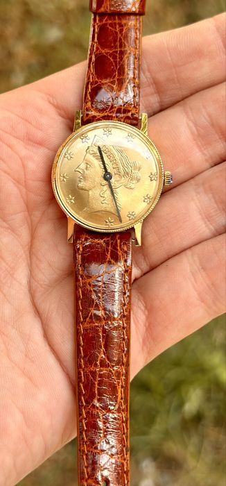 Liberty Coin Watch Mecanic  Ceas moneda