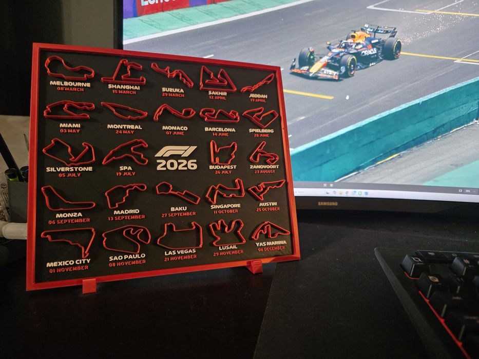 Logo Formula 1 3d+Calendar F1