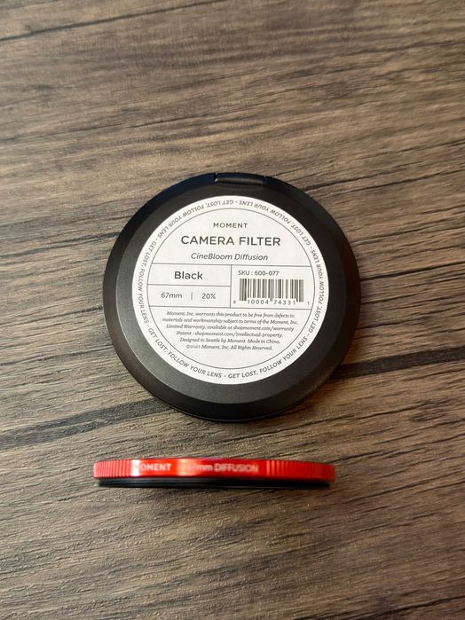 Moment CineBloom Diffusion 20% Filtru 67mm