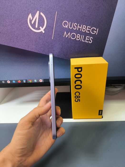 Новый! Poco C85 16/256GB Purple yangi !