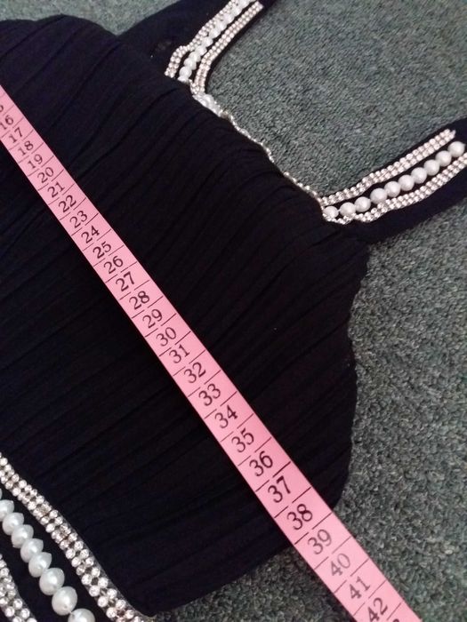 Дълга черна рокля М - 25 лв