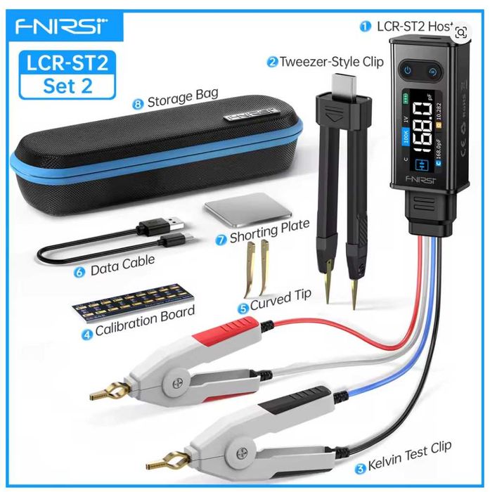 Измервателни пинсети Fnirsi LCR-ST2