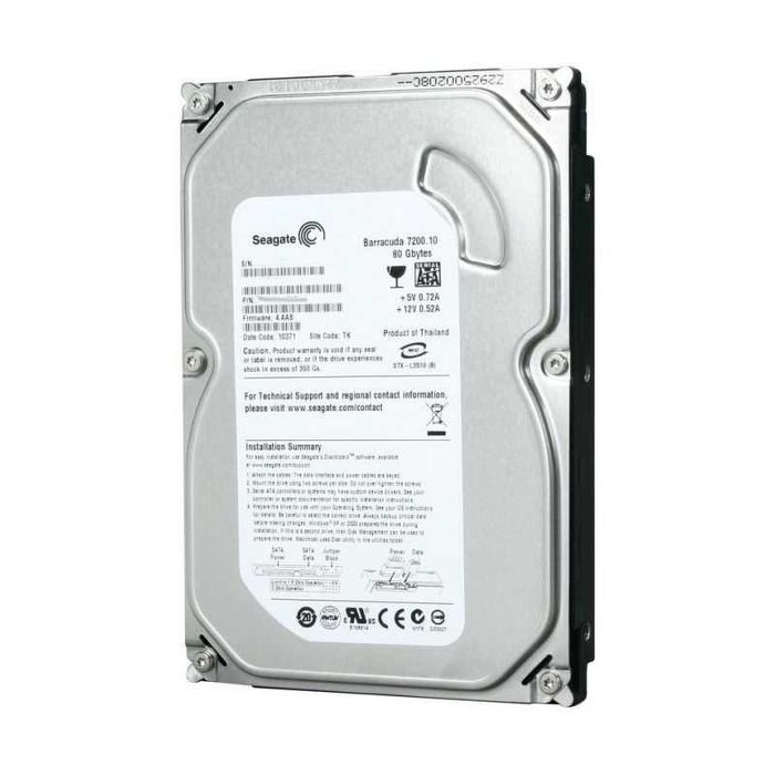 Жесткие диски от 80GB до 10TB 3.5" SATA с гарантией и документами