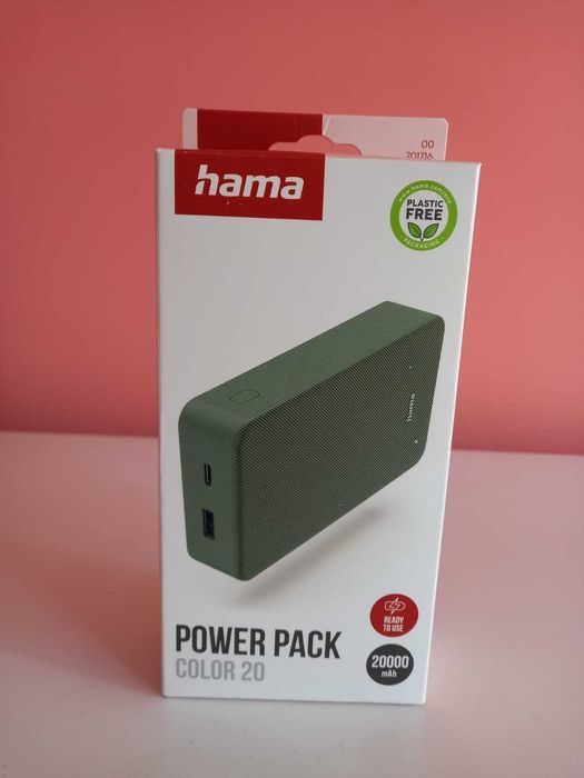 Acumulator extern Hama 20000 mAh nou, original, sigilat