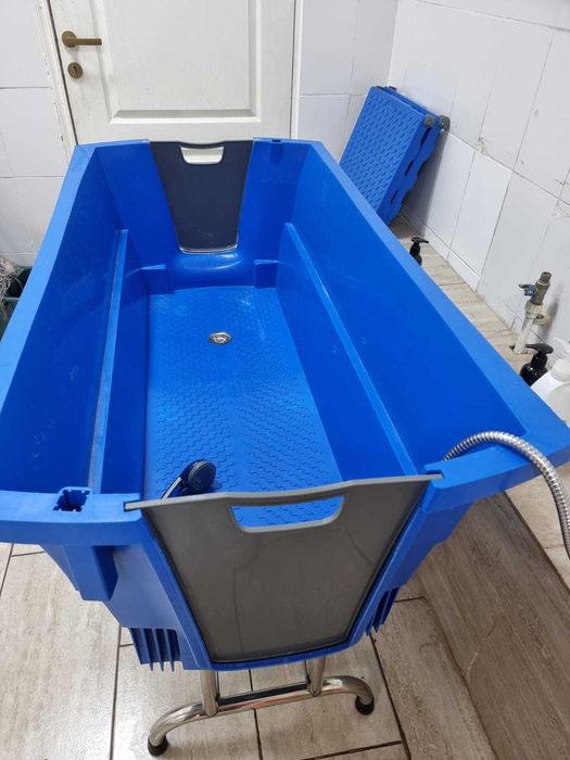 Cada profesionala toaletaj canin si felin Evolutech® albastru royal