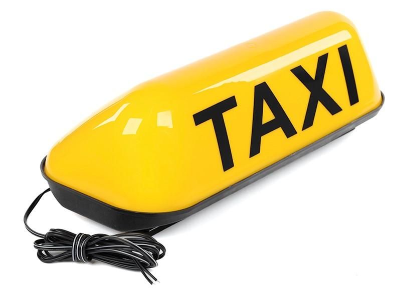 светеща магнитна табела taxi , такси led диодна жълта carmotion ...