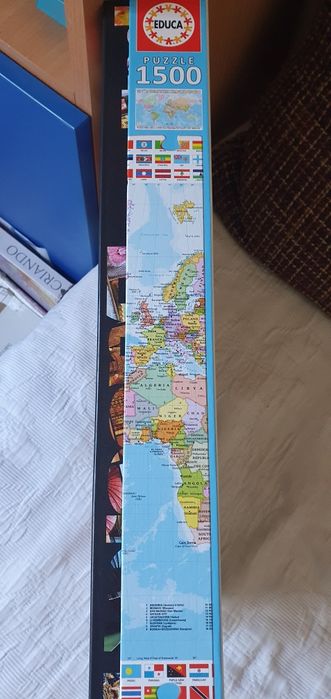 Puzzle 1500 piese , Harta lumii