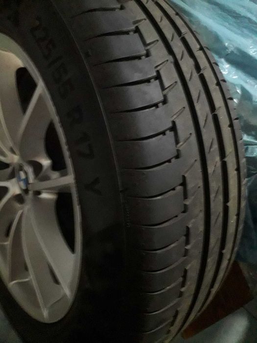 NEGOCIABIL! Continental Set Anvelope Vară+Jante 225/55 R17 Y RUNFLAT