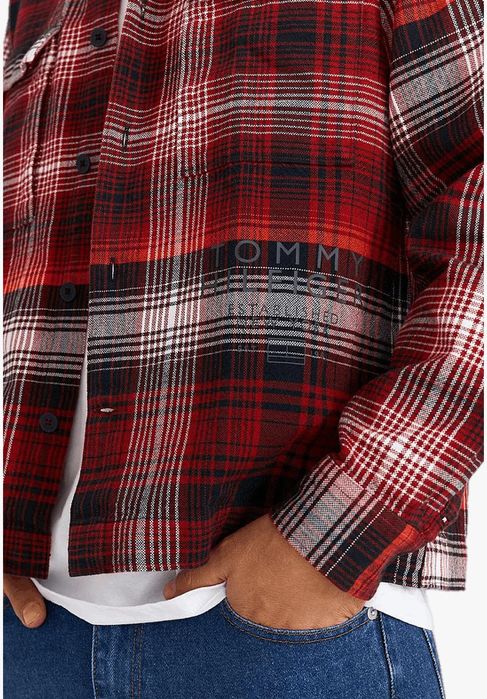 Tommy Hilfiger Shadow Check Overshirt размер М