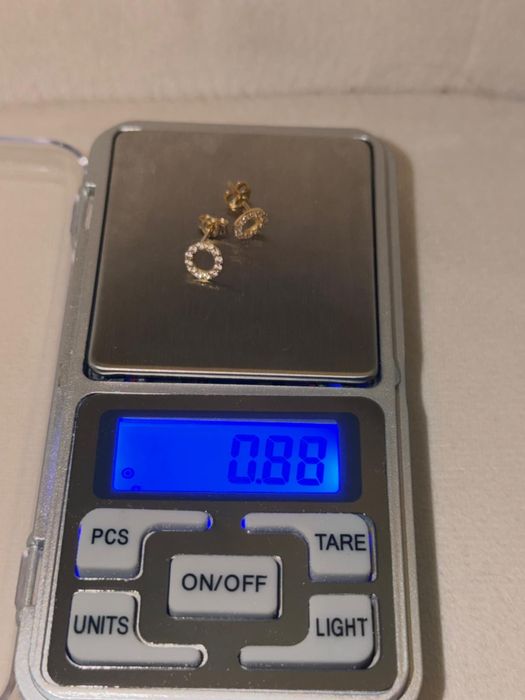 Cercei din aur galben 14K