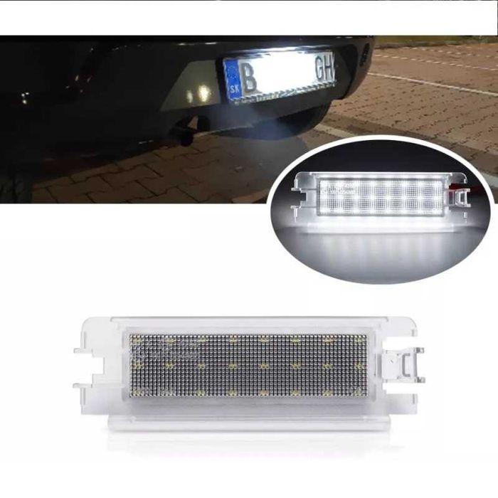 Lampa LED numar Dacia Logan 2, Sandero 2, Stepway, Renault Clio 2 - Fara Eroare