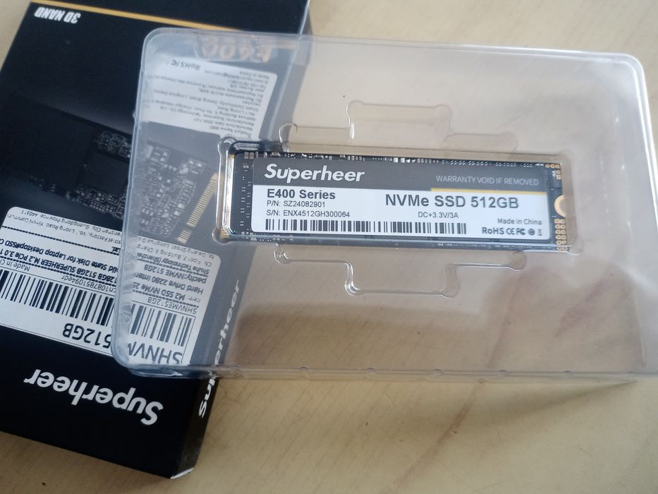 SSD 512 GB NVMe Superheer E400