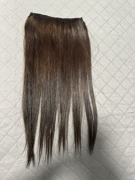 Естествена Кестенява Коса на Треса