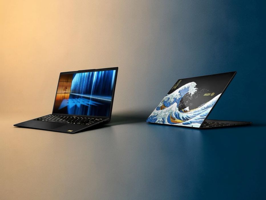 ЧИСТО НОВ! MSI Prestige 13 AI+ Ukiyoe Edition A2VMG 2.8K OLED Ultra 9 288V 32GB LPDDR5x 1TB SSD 2г. Гаранция! Ултрабук