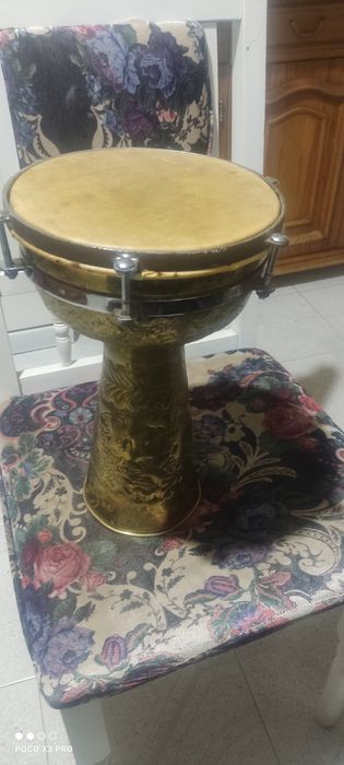 Антична стара бронзова тарамбука ; таранбука ; дарбука