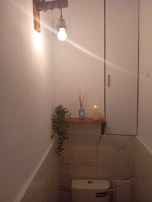 НОВА Дървена ретро етажерка винтидж дизайн - ръчна изработка