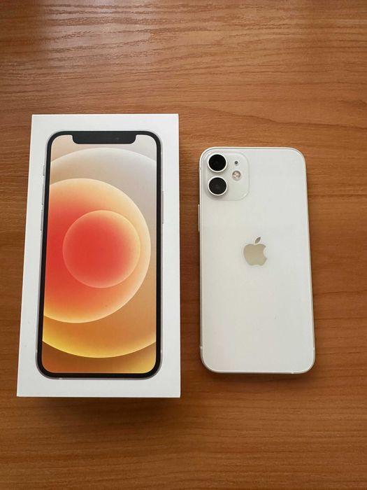 iphone 12 mini 64GB бял и син в перфектно състояние
