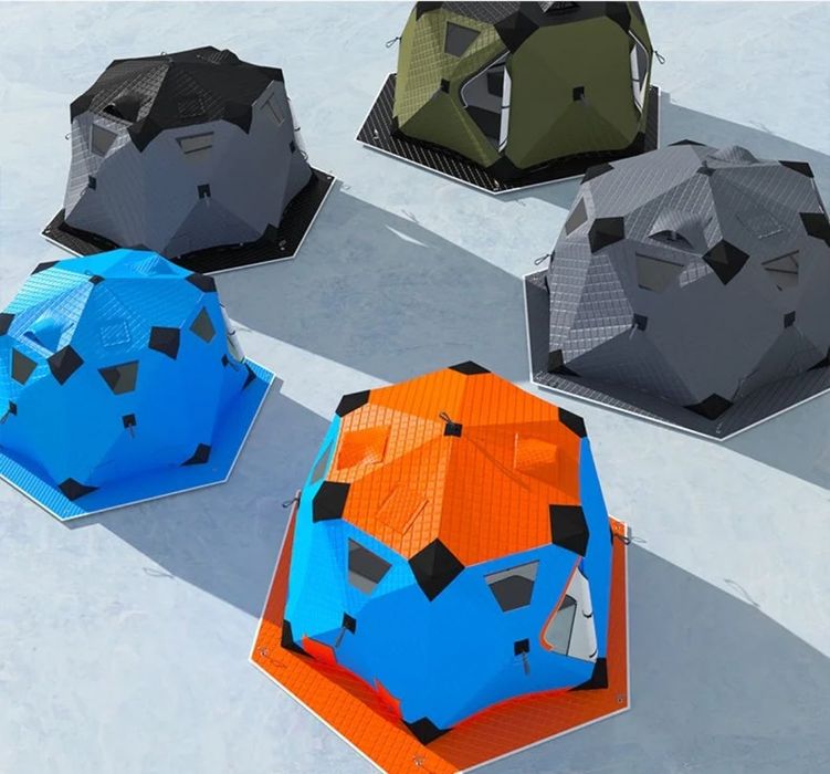 Зимняя трёх слойная шестиугольная, утеплённая палатка.3.5 3.5 .1.85