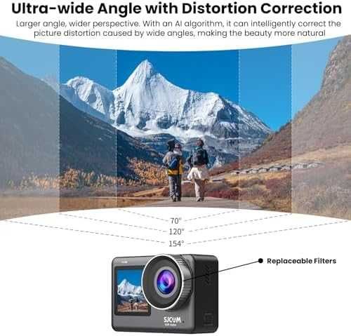 Нова SJ11 4K30FPS Екшън Камера, Водоустойчива, 6-Осна Стабилизация