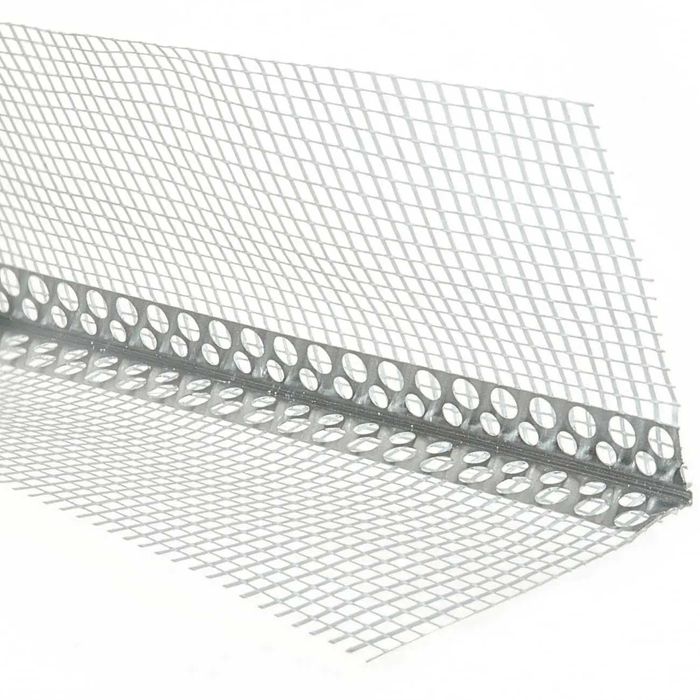 Уголок для фасада стекло сетка