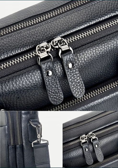 Мъжка луксозна бизнес чанта /Офис куфарче за пътуване от естест. кожа!