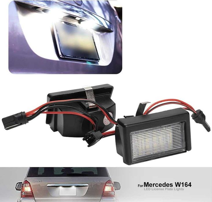 LED плафони регистрационен номер за Mercedes ML W164 X164 GL