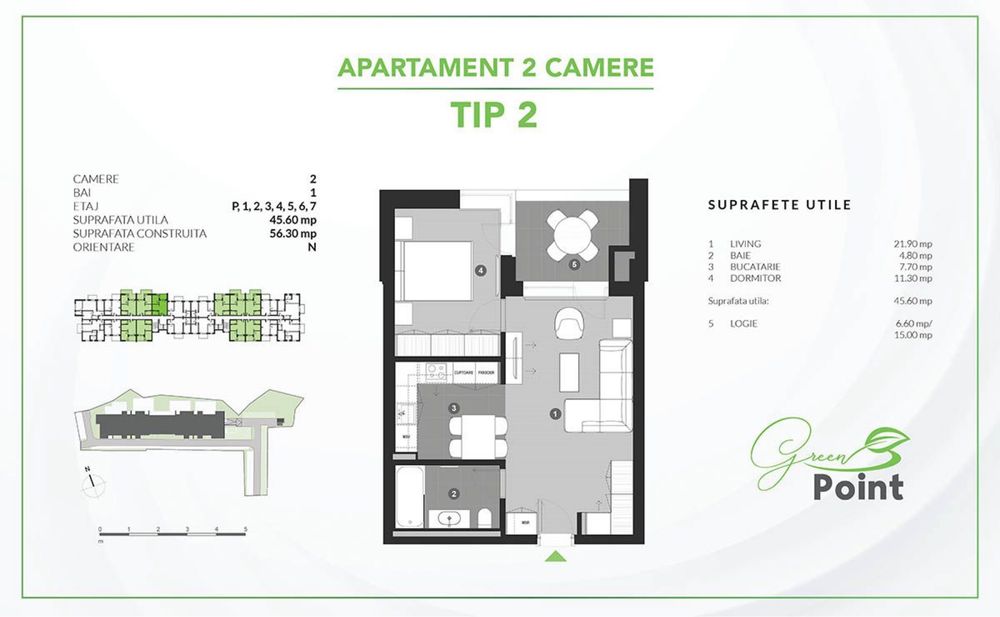 Inchiriere apartament 2 camere