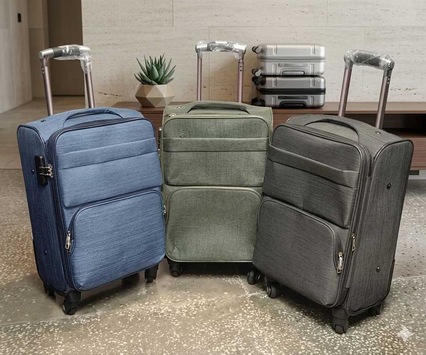 РАСПРОДАЖА тканевых чемоданов размера S