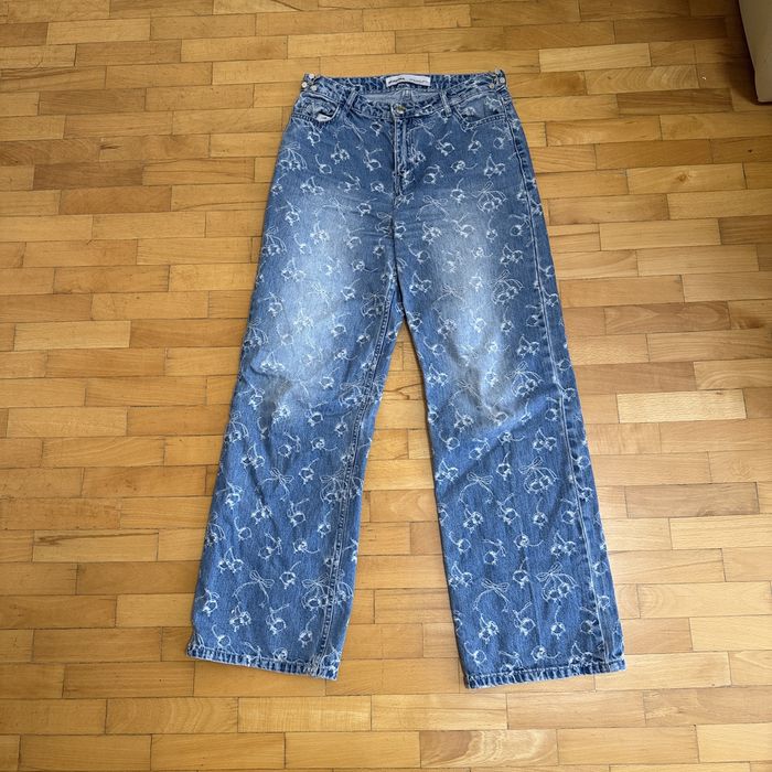 Дънки с панделки Bershka