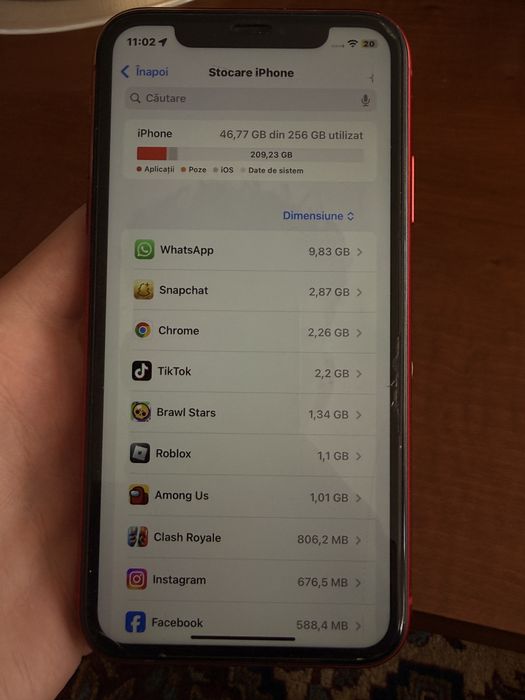 iphone 11 rosu 256 gb