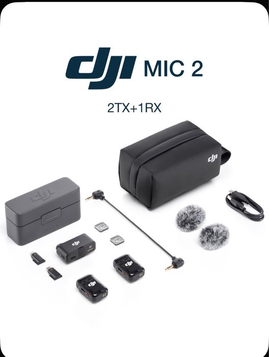 Mikrafon петличка Dji micrafon 2.Petlichka микрафон Универсал