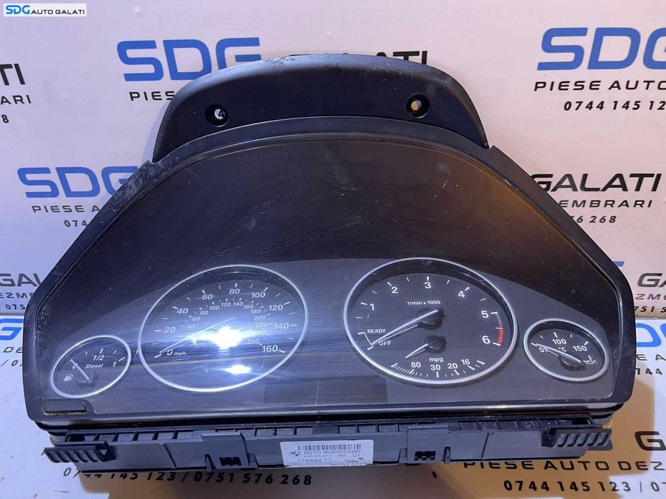 Ceas Ceasuri Cluster Instrumente Bord BMW Seria 3 F30 F31 2010 - 2018 Cod 17649411 9232893 2452692 [2807]