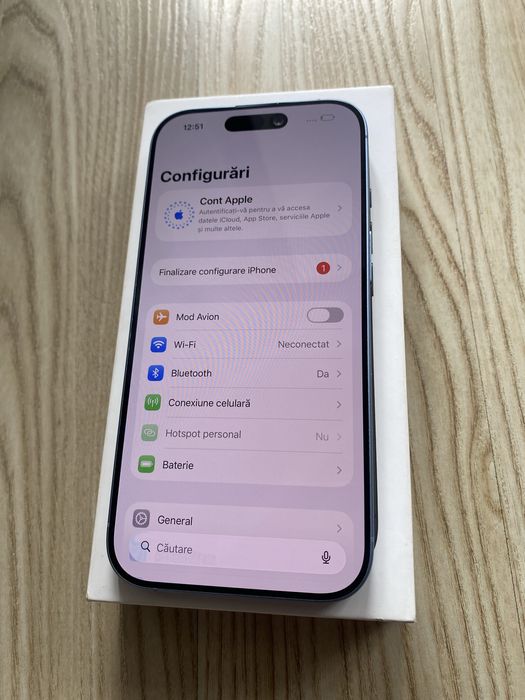 iPhone 17 Blue , ca NOU , 100% Bateria