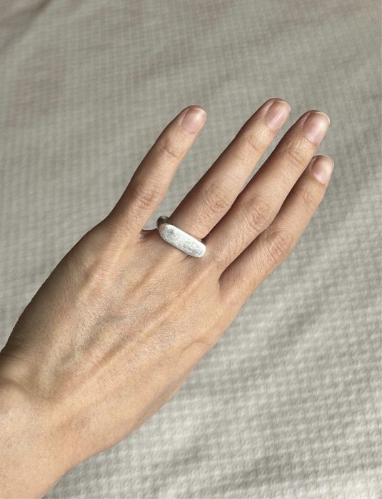 серебряное кольцо 15 размер